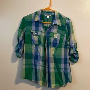 Womens button down shirt